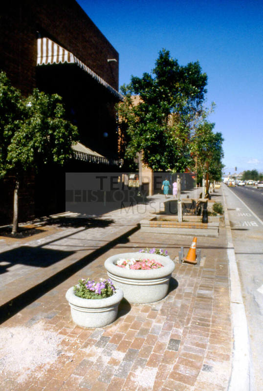 Mill Ave. Streetscape - flower pots