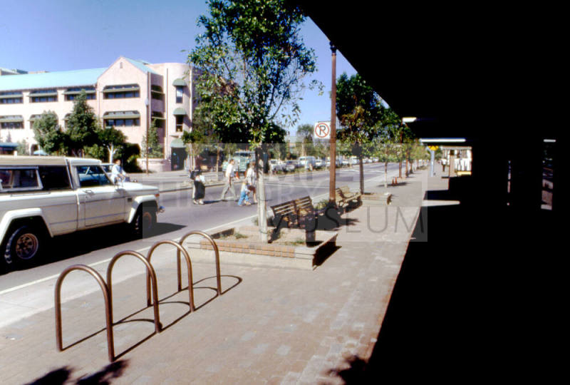 Mill Ave. Streetscape - bike rack