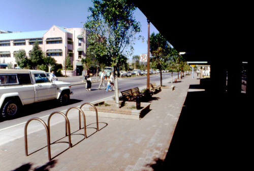 Mill Ave. Streetscape - bike rack