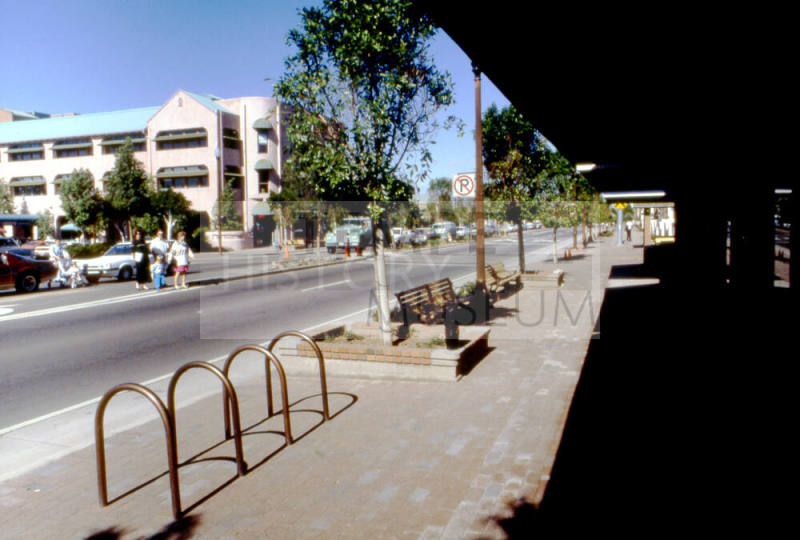 Mill Ave. Streetscape - bike rack