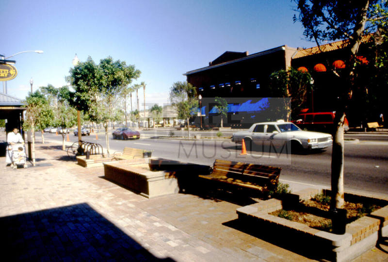 Mill Ave. Streetscape - planters
