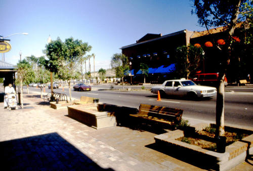 Mill Ave. Streetscape - planters