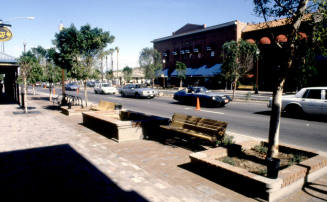 Mill Ave. Streetscape - planters