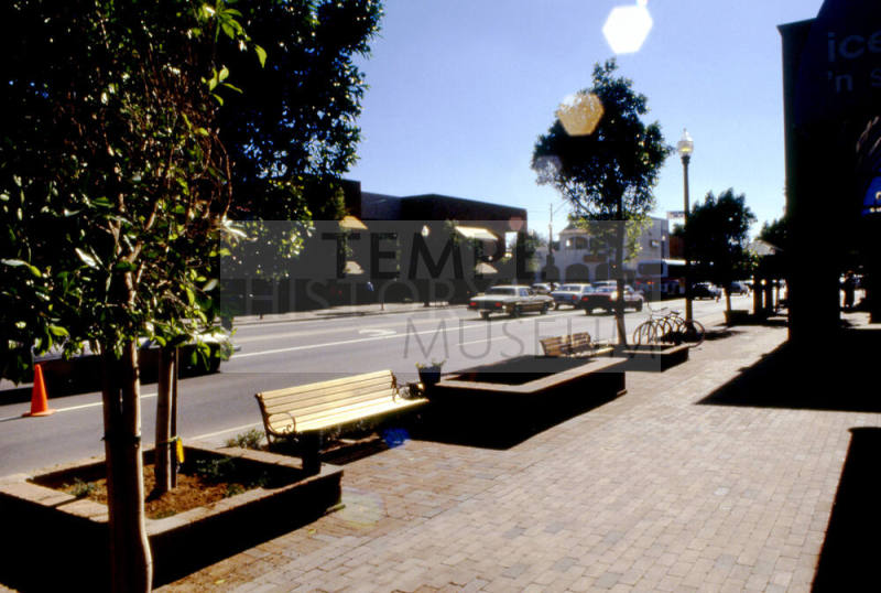 Mill Ave. Streetscape - planters