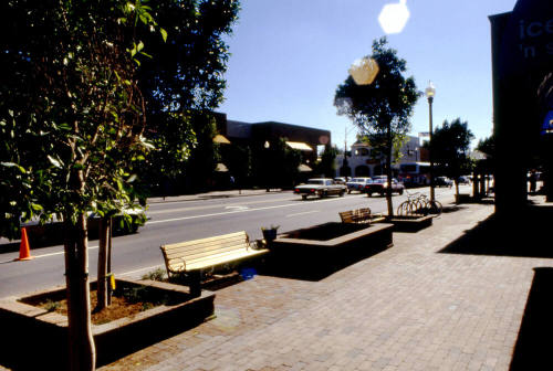 Mill Ave. Streetscape - planters