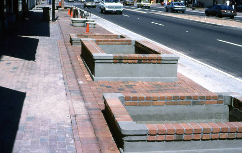 Mill Ave. Streetscape - planters