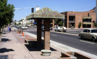 Mill Ave. Streetscape - metal awning
