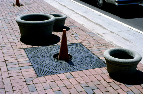Mill Ave. Streetscape - flower pots