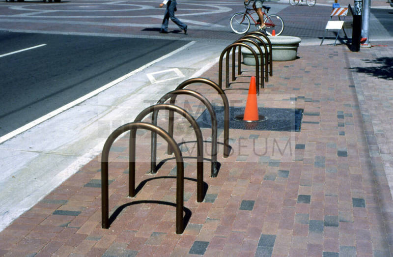 Mill Ave. Streetscape - bike rack