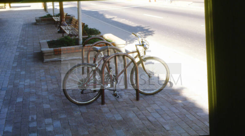Mill Ave. Streetscape - bike parking