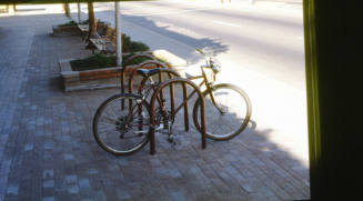 Mill Ave. Streetscape - bike parking