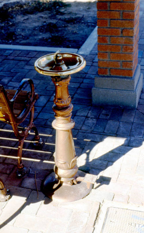 Mill Ave. Streetscape - drinking fountain