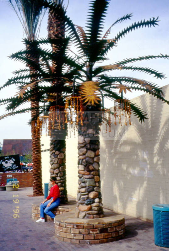 Mill Ave. Streetscape - University Drive bus stop