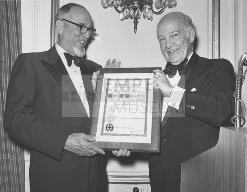 Howard Pyle Awarding Joseph Harrington