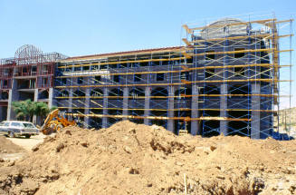 Mission Palms Hotel construction