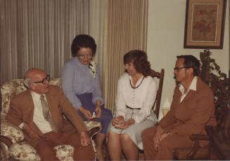 Howard Pyle with 3 Guests at Birthday Party