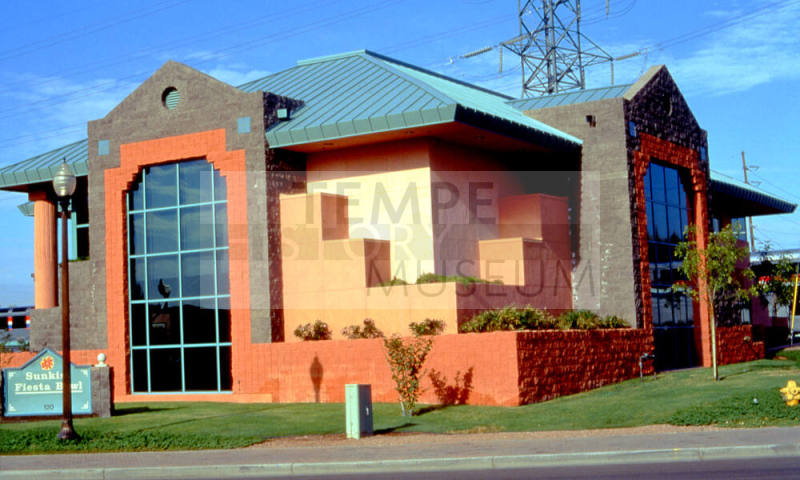 Olde Towne Square, modern building at 120 S. Ash Ave.