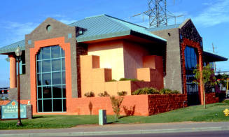 Olde Towne Square, modern building at 120 S. Ash Ave.