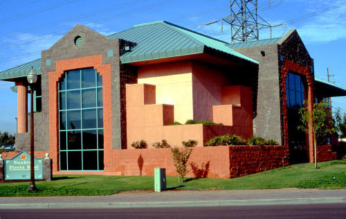 Olde Towne Square, modern building at 120 S. Ash Ave.