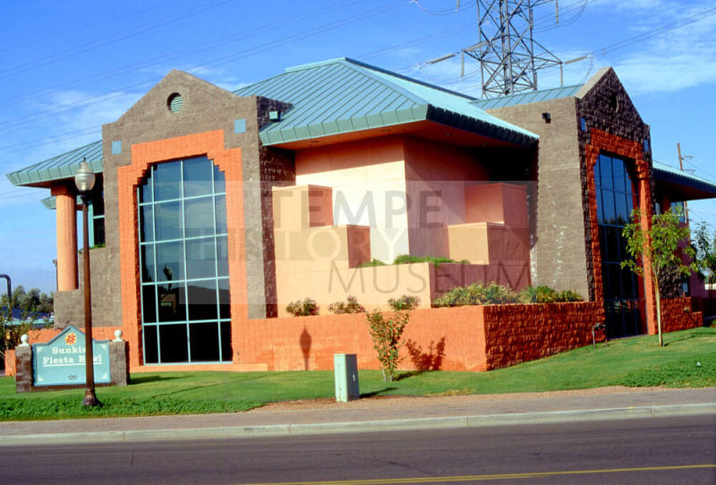 Olde Towne Square, modern building at 120 S. Ash Ave.
