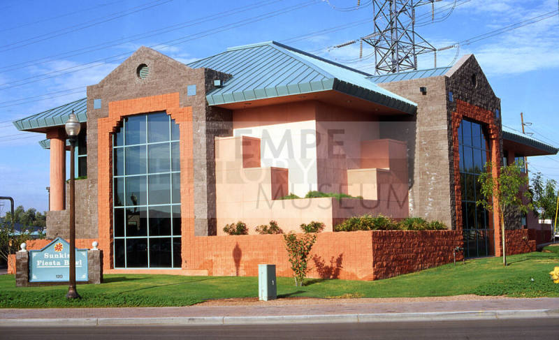 Olde Towne Square, modern building at 120 S. Ash Ave.