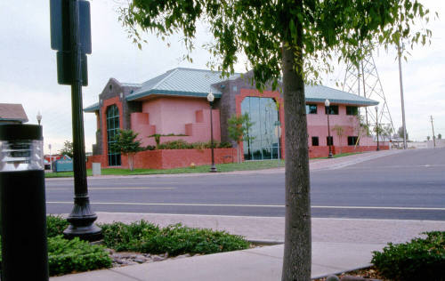 Olde Towne Square, modern building at 120 S. Ash Ave.