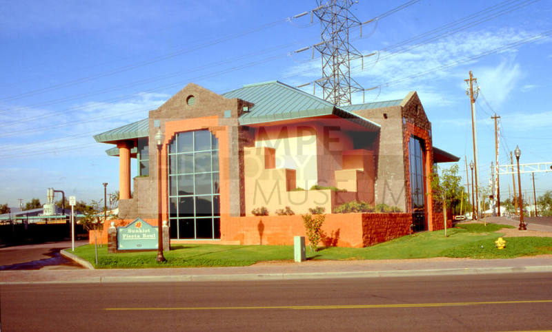 Olde Towne Square, modern building at 120 S. Ash Ave.