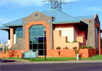 Olde Towne Square, modern building at 120 S. Ash Ave.