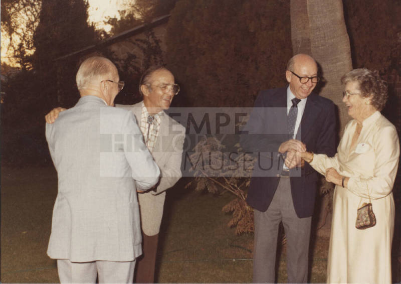 Guests Arriving at Howard Pyle's Party - Leonard Monti and Rudy Campbell
