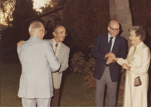 Guests Arriving at Howard Pyle's Party - Leonard Monti and Rudy Campbell