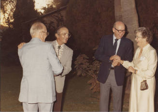 Guests Arriving at Howard Pyle's Party - Leonard Monti and Rudy Campbell