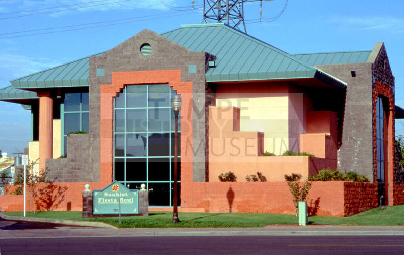 Olde Towne Square, modern building at 120 S. Ash Ave.