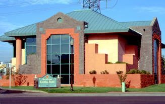 Olde Towne Square, modern building at 120 S. Ash Ave.