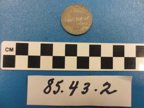 The John C. Roberts Shoe -  Advertising Coin