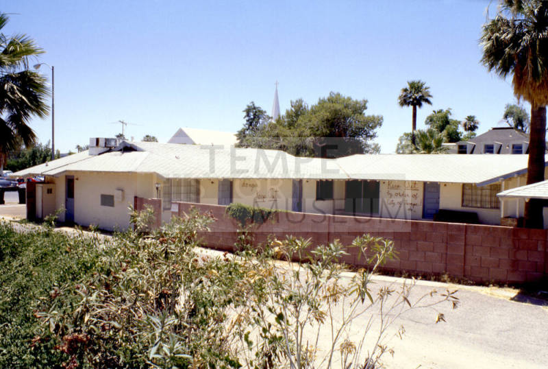 Morgan Apartments, future site of Tempe Performing Arts Center