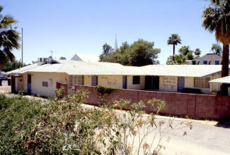 Morgan Apartments, future site of Tempe Performing Arts Center