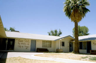 Morgan Apartments, future site of Tempe Performing Arts Center