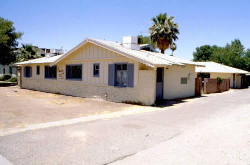 Morgan Apartments, future site of Tempe Performing Arts Center