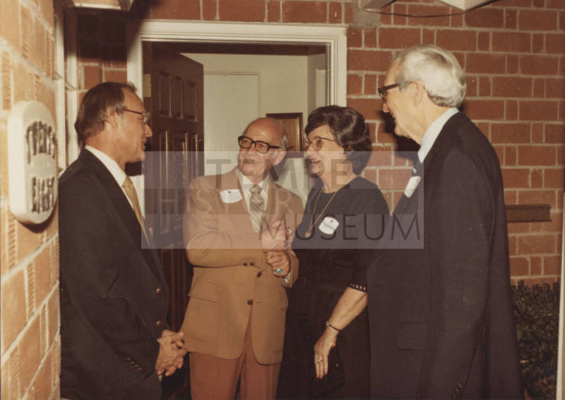 Howard Pyle with 3 Guests at Birthday Party