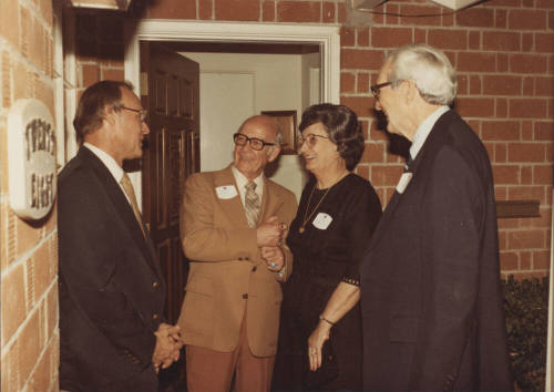 Howard Pyle with 3 Guests at Birthday Party