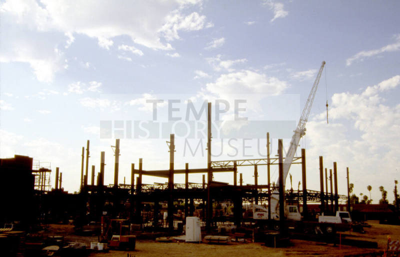 Picture of the site of the future Tempe Police Courts complex
