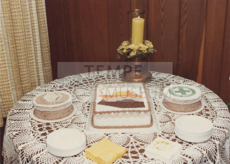 Howard Pyle's Dining Table with 3 Cakes