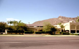 View of Police Court buildings from the south side of 5th Street