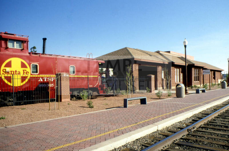 Tempe Railroad Station after redevelopment, 300 S. Ash Ave.
