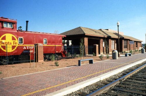 Tempe Railroad Station after redevelopment, 300 S. Ash Ave.