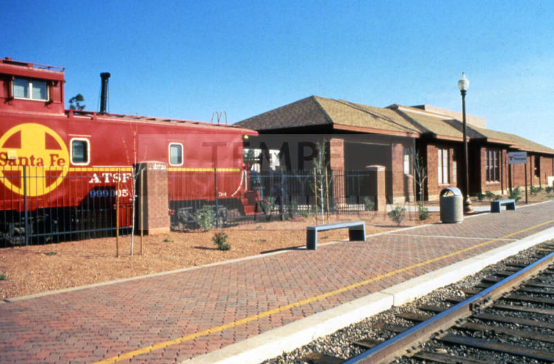 Tempe Railroad Station after redevelopment, 300 S. Ash Ave.