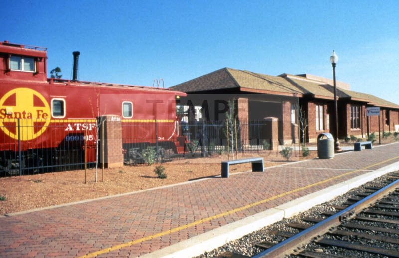 Tempe Railroad Station after redevelopment, 300 S. Ash Ave.