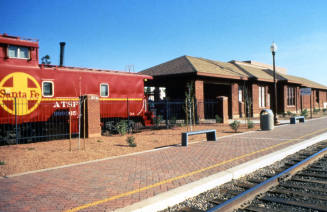 Tempe Railroad Station after redevelopment, 300 S. Ash Ave.