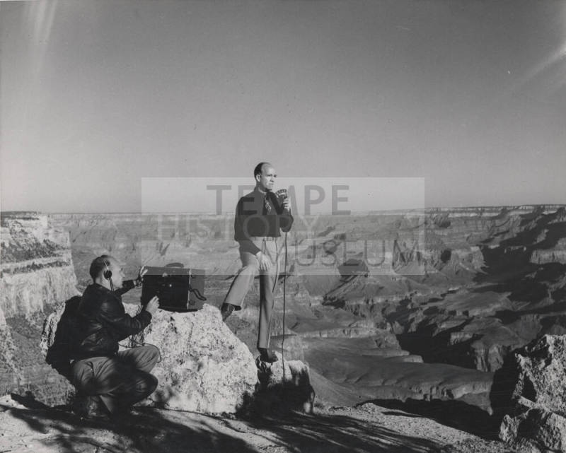 Howard Pyle Broadcasting at Grand Canyon