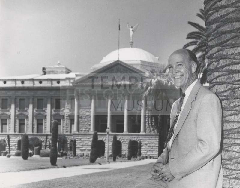 Howard Pyle in Front of AZ State Capitol